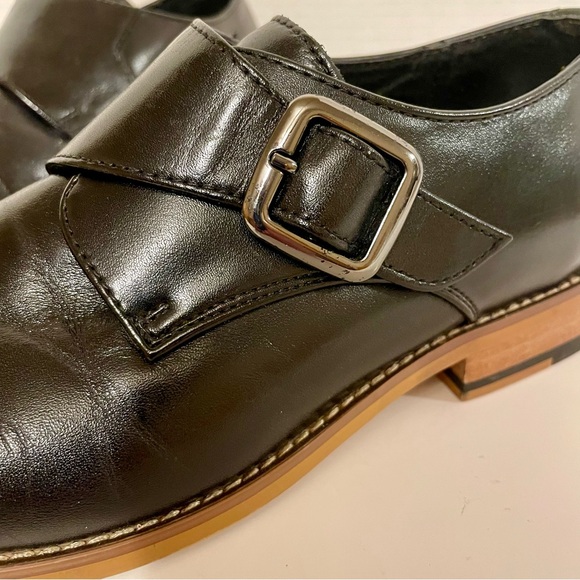 STACY ADAMS Men's Desmond Cap Toe Monk Strap Loafer Black Size 8 M - Picture 3 of 10